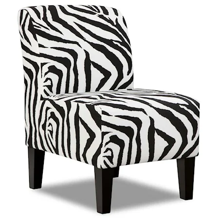 Contemporary Armless Accent Chair